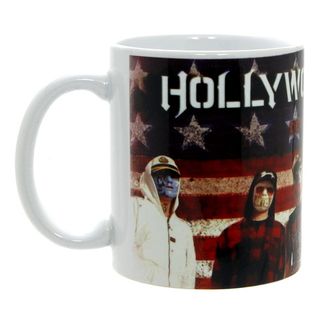 Кружка Hollywood Undead на фоне американского флага (125)