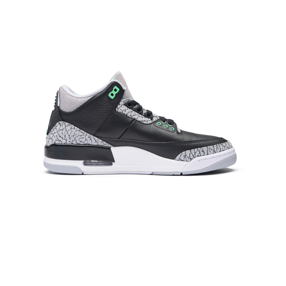Кроссовки Jordan 3 Retro "Green Glow"