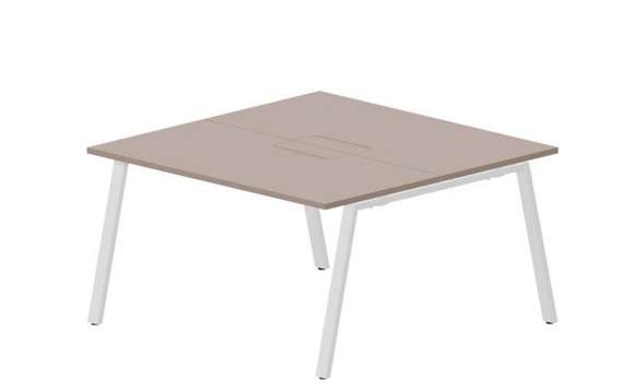 Составной стол Arena на 2 рабочих места 1380х1366х750мм (меламиновые аутлеты)