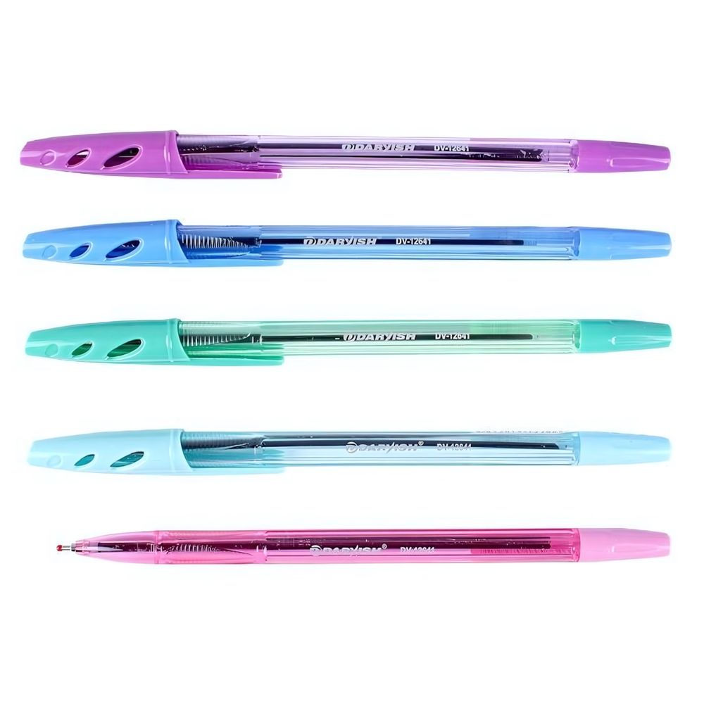 Ручка шарик. на масл.основе 0,7мм. синяя, корпус полупрозр.цветной (Darvish) Ручка шарик. на масл.основе 0,7мм. синяя, корпус полупрозр.цветной (Darvish)