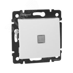 Legrand выключатель 4410 с рамкой 1 белый