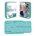 Пенал-книжка с одним отделением на молнии 20х13х4см мятный "Аниме" (Академия Групп)