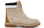 Timberland Premium 6 Inch Heritage Cupsole Boots "Light Taupe Nubuck" Women"s