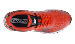 Мужские кросовки для Padel Lotto Superrapida 200 IV - grenadine red/all white/all black