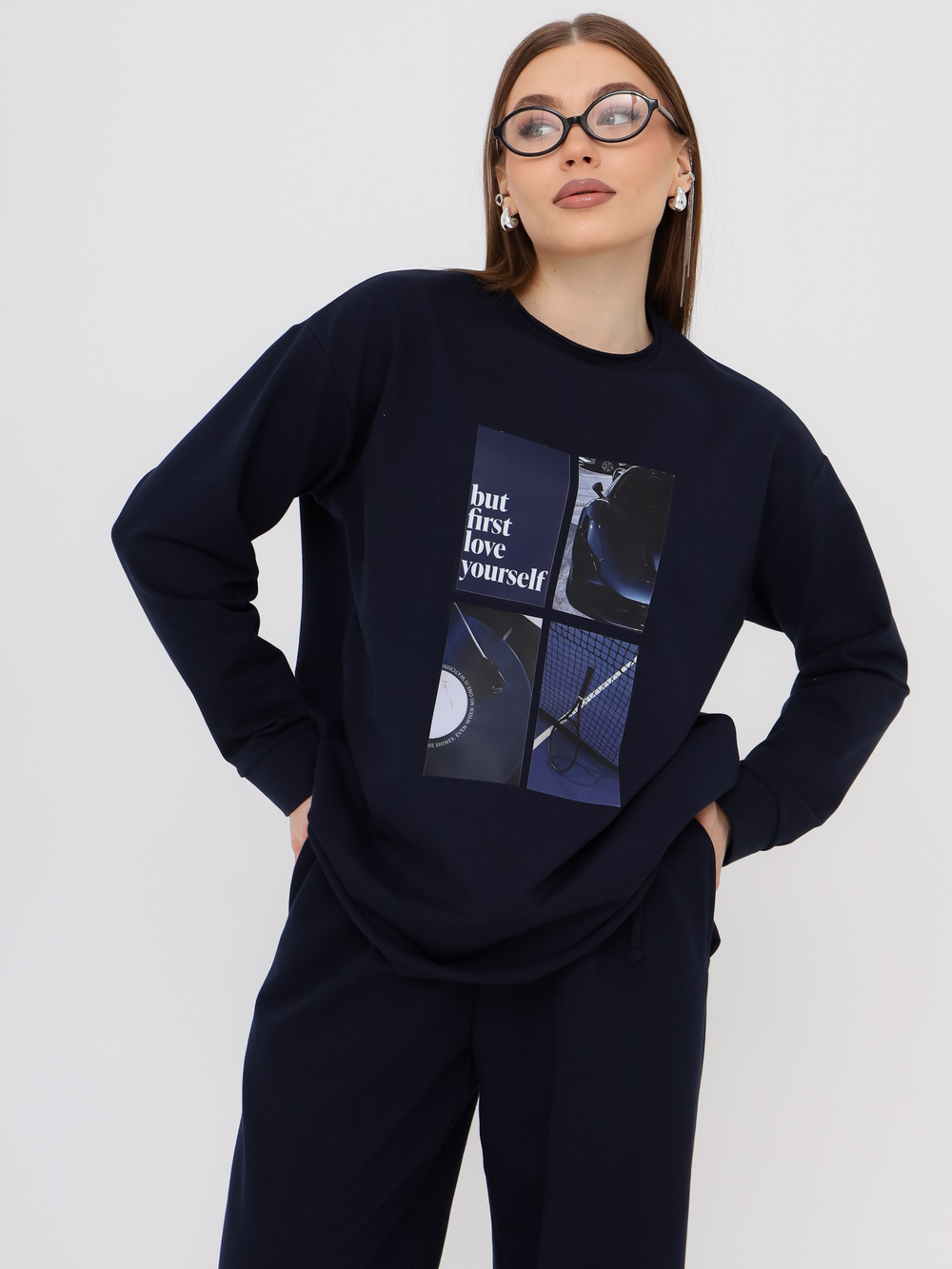 Лонгслив Day blue