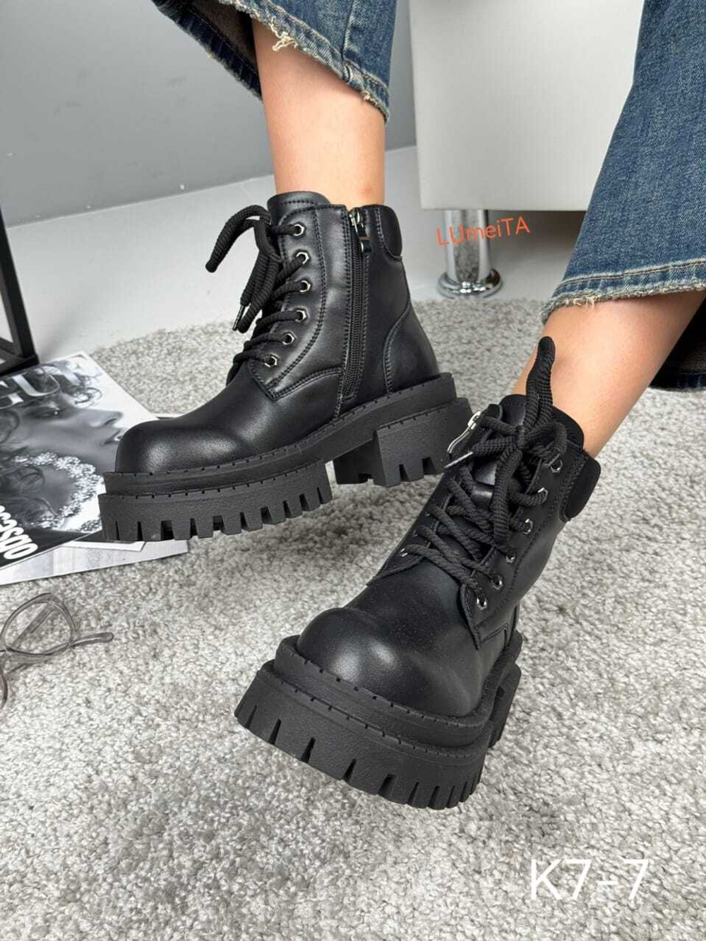 Ботинки нат. кожа по 6 пар (36-40)р./ 7-7