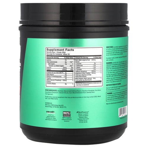 JYM Supplement Science, Pre JYM, High Performance Pre-Workout, ананас и клубника, 1,7 фунта (780 г)