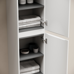 Шкаф-пенал подвесной Sancos Code, 350х350х1650 мм, цвет белый, PCD35W