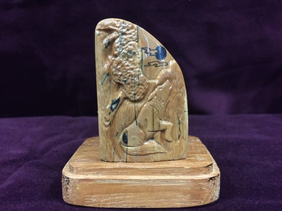 Визитница "Волк"