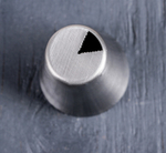 Насадка кондитерская «Треугольник зубчики», d=3,7 см, выход 0,9×1 см, нержавеющая сталь