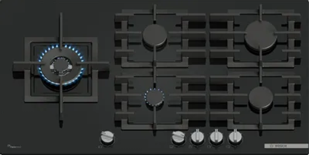 Встраиваемая газовая варочная панель Bosch PPM9A6I40
