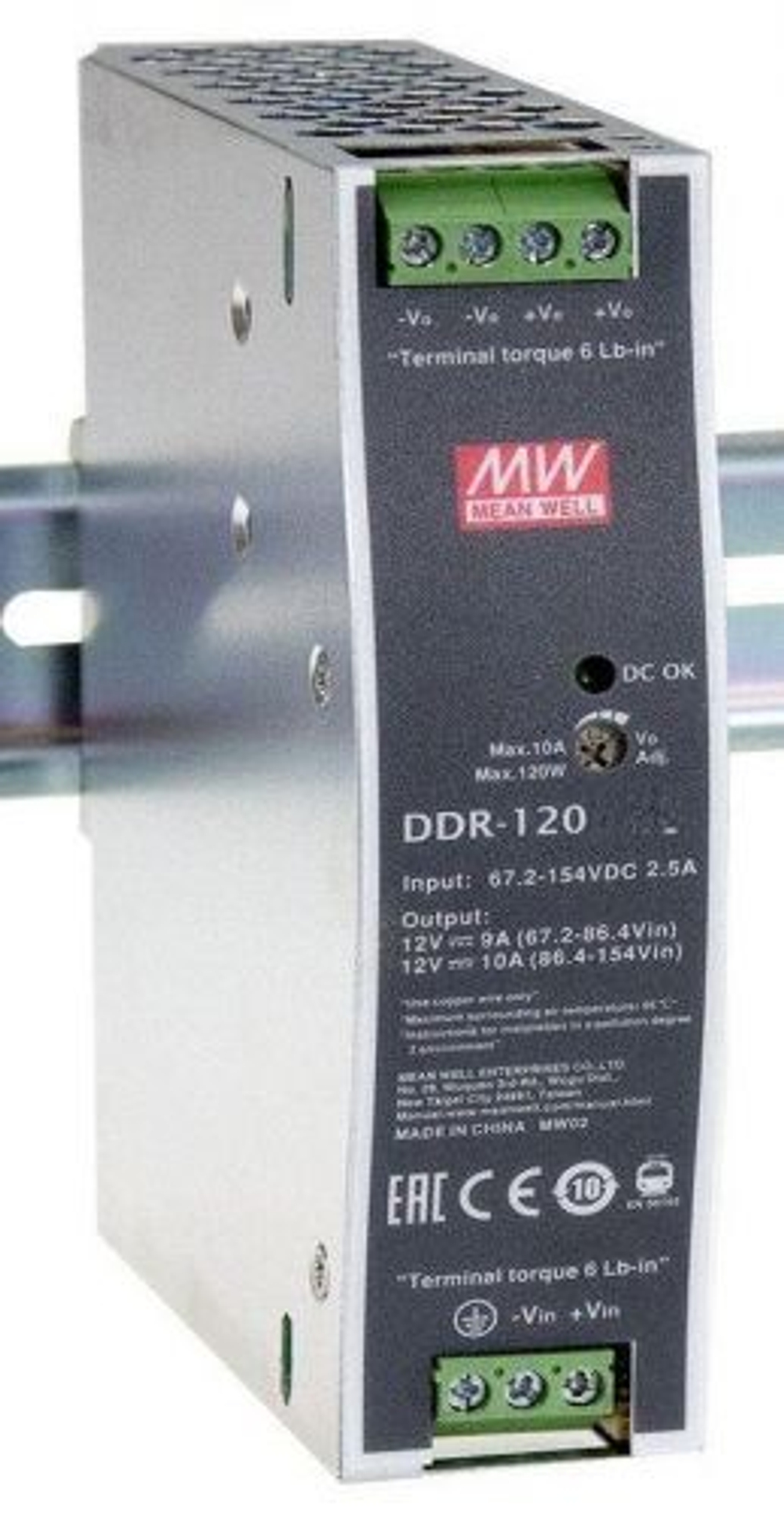 Преобразователь DC-DC модульный Mean Well DDR-120C-48