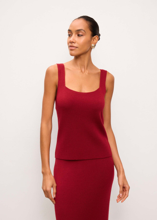 Топ MOLLY, бордовый
