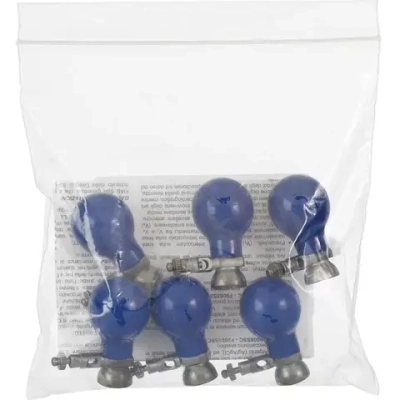 Электрод для ЭКГ грудной с винтом и зажимом Ag–AgCl детский многоразовый 15 мм 6 шт