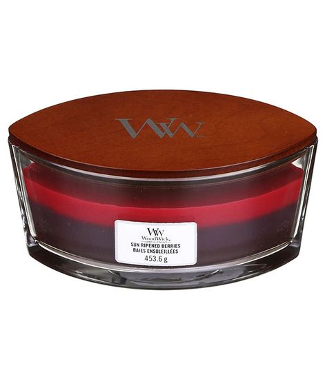 Спелые ягоды, ароматическая свеча эллипс, WoodWick