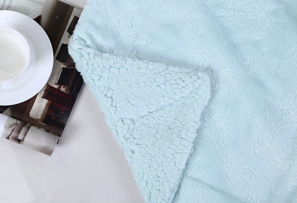 Плед 220х240 Sofi De MarkO Верди бирюза