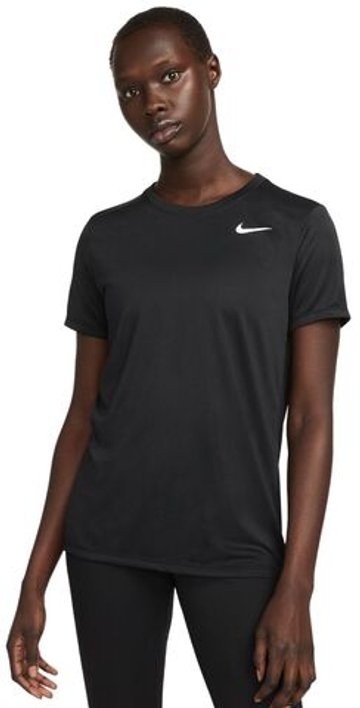 Женская теннисная футболка Nike Dri-Fit- black/white