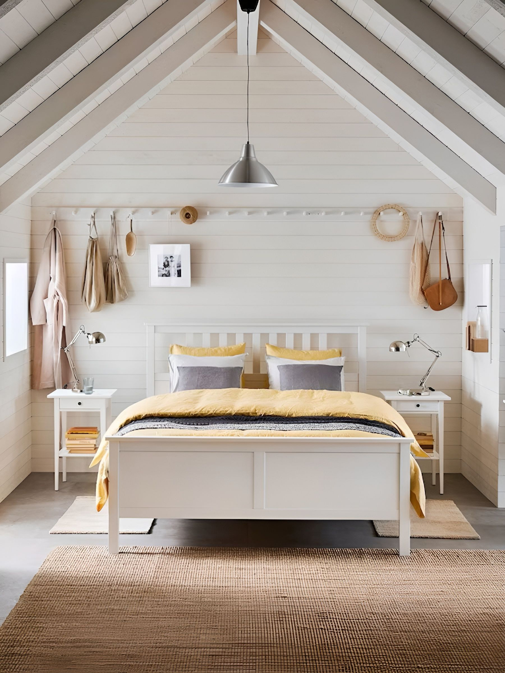 IKEA Кровать двуспальная IDANAS 160*200, белая, ИЛЕКСА (ИКЕА ИДАНАС)