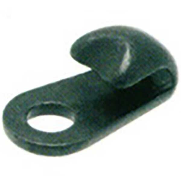 Крючок для обуви с 1 отверстием литой 07E12BA, светлый никель [08]