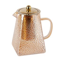 Чайник заварочный с фильтром "Pyramid" v=750мл (боросиликатное стекло) (индивидуальная упаковка)