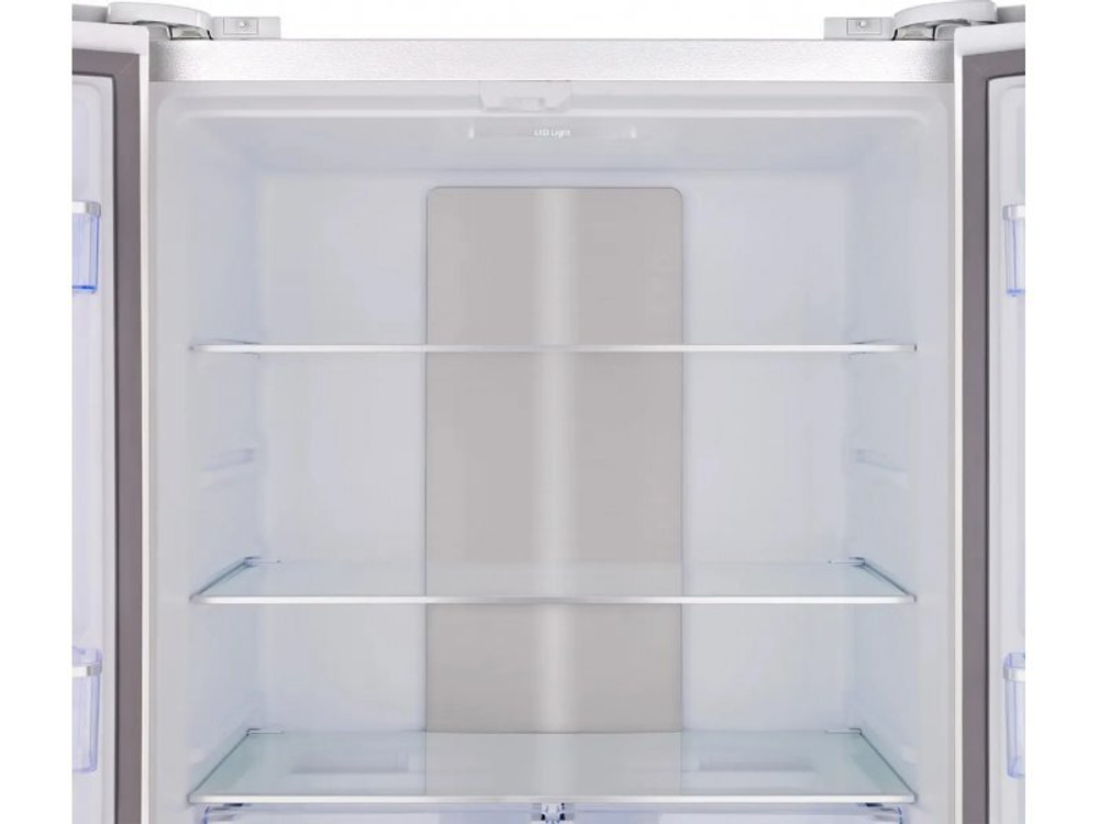 Холодильник Tesler RCD-482I белое стекло