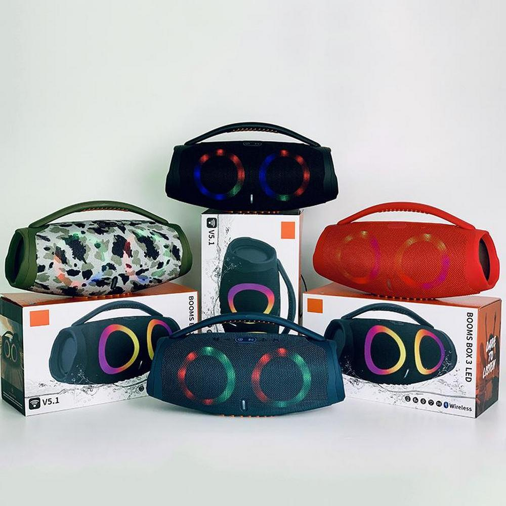 Беспроводная колонка Booms Box 3 RGB (40W/BT/USB/FM)