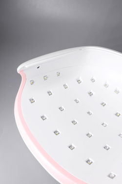 Лампа УФ SUN-4S для сушки ногтей с кварцевыми диодами розовая