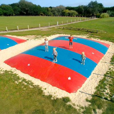 Надувная подушка «Яркий старт» для установки в грунт, 10×7×2 м