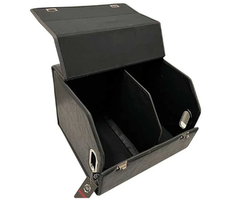 Сумка-Бокс Coolpart MAXIMAL  50х30х30 - BETA Middle черный гладкий (металл 2застежки) OB-M-BL