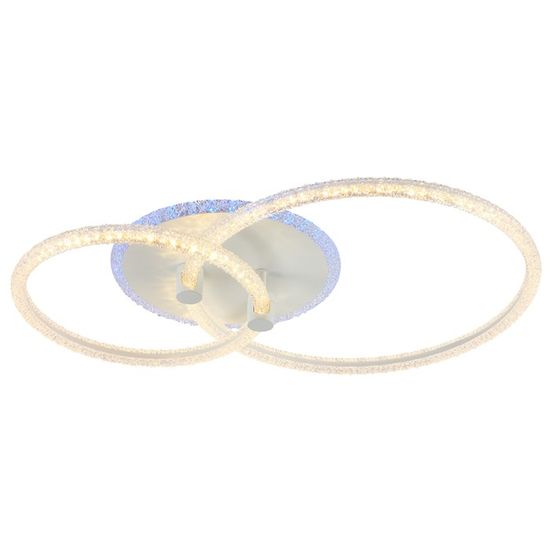 Люстра потолочная светодиодная 8024/2 WHT 69W+7W RGB SALEB гарантия 1 год