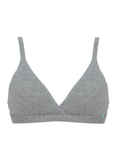 Бюстгальтер-триангул с мягкими двухслойными чашками (Размер: 5B) (Цвет: серый меланж)