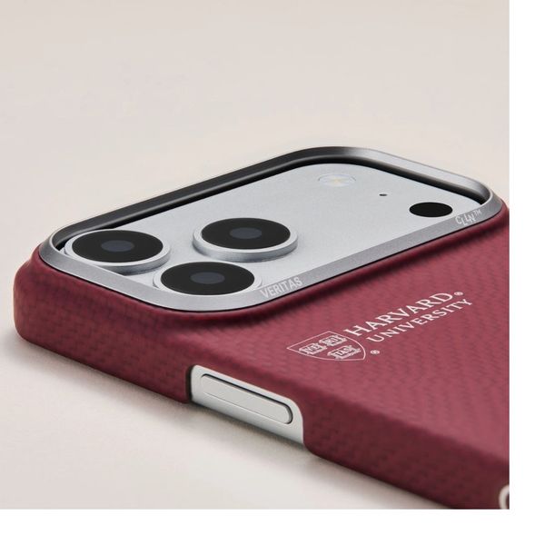 Чехол Pitaka Edge Case для iPhone 17 Pro, Гарвардский багровый | Harvard Crimson