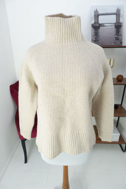 Джемпер Zara шерстяной вязаный 44 размер