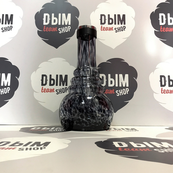 Колба BZ Mix color, для кальянов AMY 630/650, прозр/черная