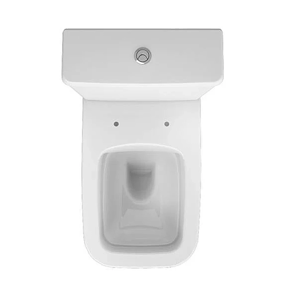 Унитаз напольный VitrA Polar 9843B003-7201 белый, с бачком, безободковый, с крышкой микролифт