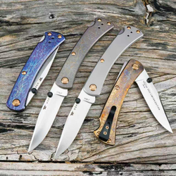 ПРЕДЗАКАЗ Buck 110 Slim Pro TRX Titanium 0110GYSLE3-B (Legacy Collection 2023) - рукоять бронзовый, огненный титан (условия в описании)