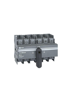 Рубильник 3п 40А реверсивный с рукояткой для прямой установки TwinBlock EKF tb-s-40-3p-rev
