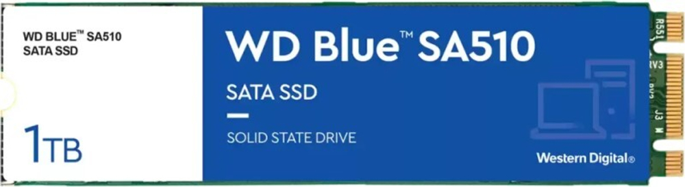 Накопитель SSD M.2 2280 Western Digital WDS100T3B0B 1000 ГБ