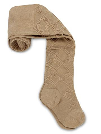 Колготки для девочек ажурные "Сердечки" (80-86 р-р), 1 шт.