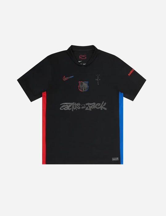 Nike x FC Barcelona x Cactus Jack Jersey 'Black'
