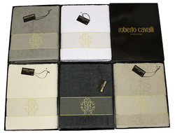 Набор полотенец 2 шт Roberto Cavalli Araldico белый