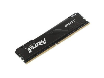Оперативная память Kingston Fury Beast Black KF432C16BB/8WP, DDR4 1х 8ГБ 3200 МГц, DIMM, RTL