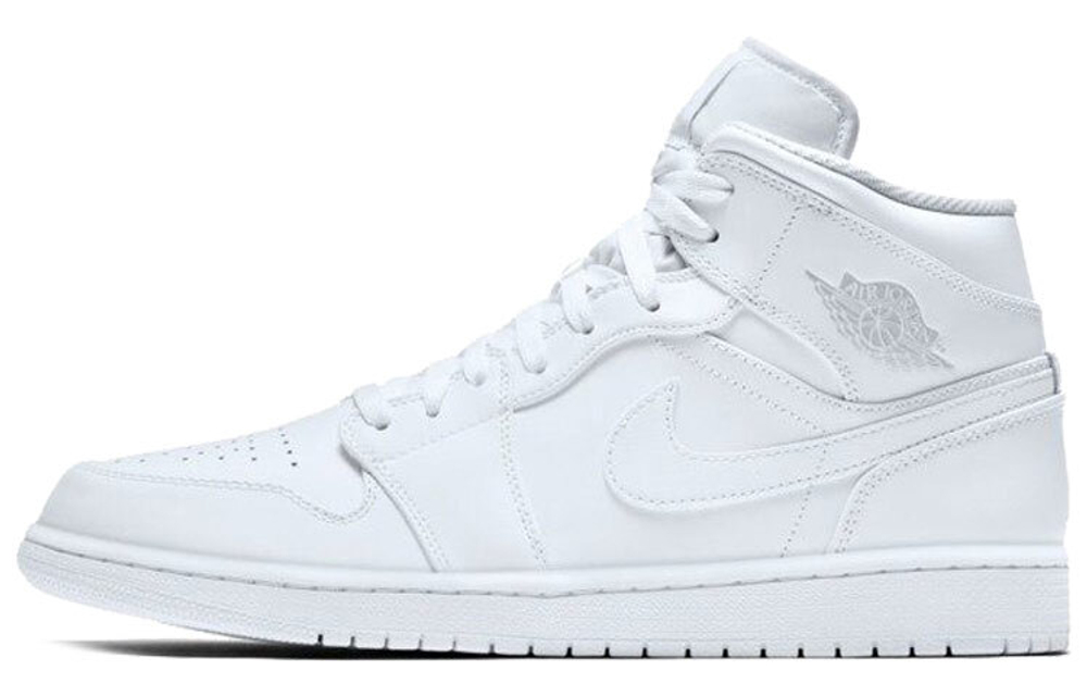 Кроссовки Jordan Air Jordan 1 Mid "Triple White"