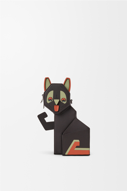 Loewe Клатч Futurist Cat из классической телячьей кожи, темно-серый