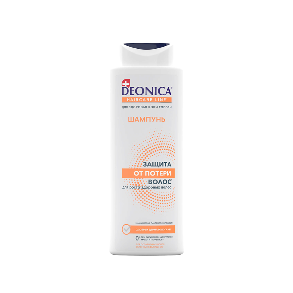 DЕONICA Шампунь Защита от потери волос, 380мл, блок 6шт.