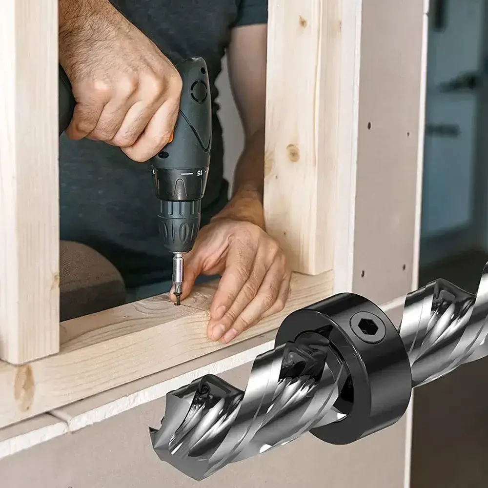 9 шт. Регулируемое кольцо-ограничитель глубины сверления с набором из углеродистой стали