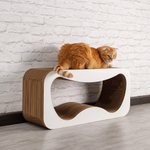 Когтеточка лежанка картонная двухсторонняя #04