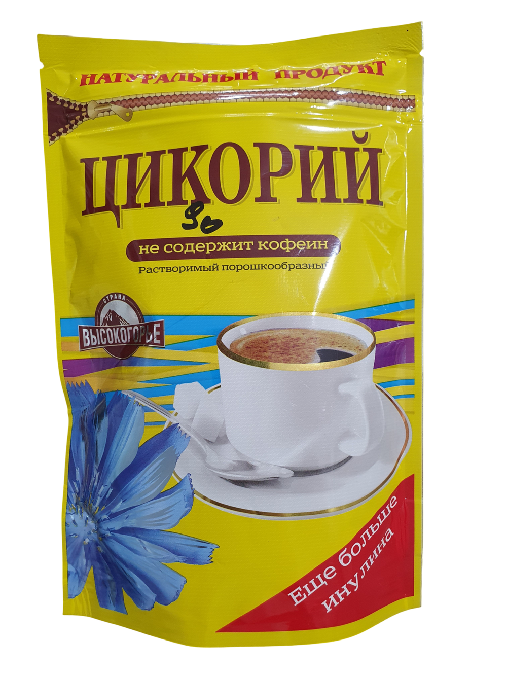 Цикорий растворимый, порошкообразный "Страна высокогорье" не содержит кофеин