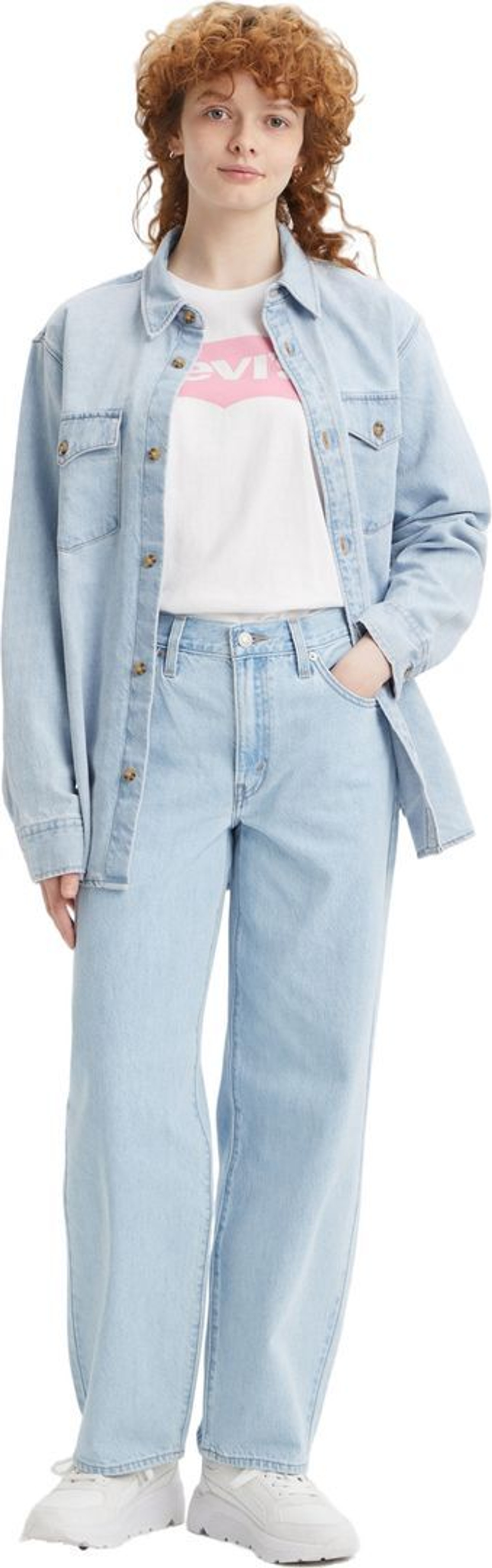 Футболка Levis Levi's Original The Perfect T-Shirt белый
