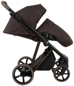 Детская коляска Roan Sol Vintage Luxury 2.0 3 в 1 с автокреслом Pituso Santiso Pro VIN 04/TC Turkish Coffe/Bronze/руч.Cappuccino